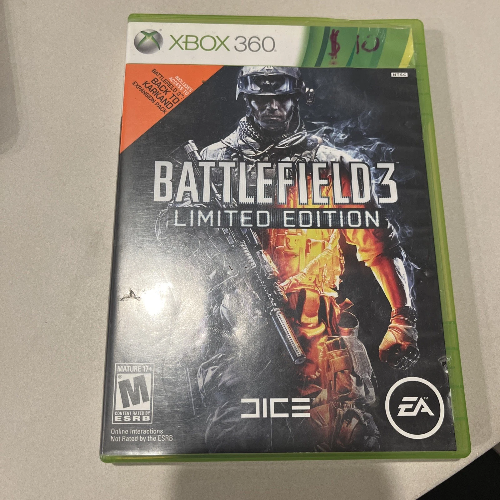 Battlefield 3 Limited Edition Xbox 360 M NTSC-U/C Shooter First-Person