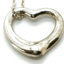 Tiffany and Co. Necklace Peretti Open Heart Silver 925 4608505