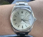 Vintage 1960s Rolex Oyster Precision 6424 36mm Men’s Manual Wind Watch