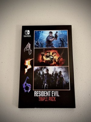 Resident Evil Triple Pack Sammler Schuber Hülle für Nintendo Switch 2 Spiel