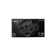 L3VEL3 PROFESSIONAL NITRILE GLOVES - BLACK Fast Ship | Authorized Dealer