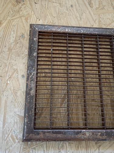 Antique Architecture Floor Grate Heat Vent Register Cold Air Return 14 X 26 - Picture 2 of 9