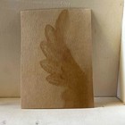 ACEO Original Art Card 2.5 x 3.5 anthotype mini painting angel wings — photo 1