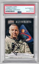 JAMES LOVELL Signed 2012 Panini Card - PSA/DNA Certified Authentic Autograph Jim
