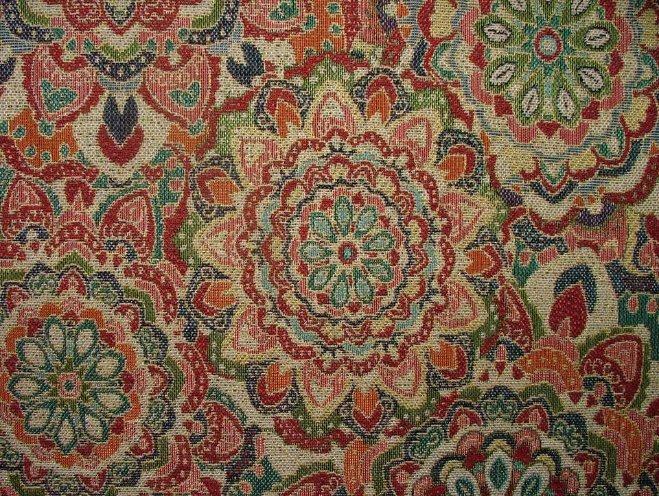 Tela De Tapicería De Cortina Tapestry Kaleidoscope Para Hacer Cojines Y Cortinas - Imagen 1 de 4