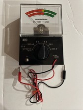 Vtg. Micronta Radio Shack Battery Tester No.22-030A -Tandy Corporation-Works