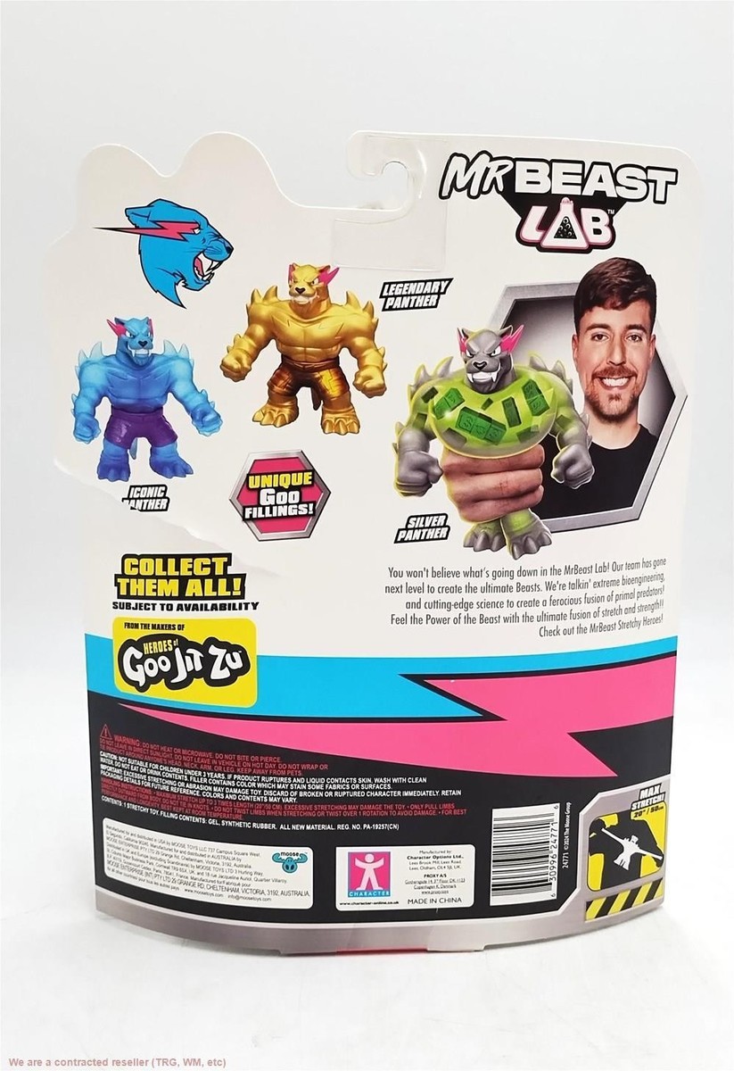 MrBeast Lab Stretchy Hero Silver Panther *SEE DETAILS* | eBay