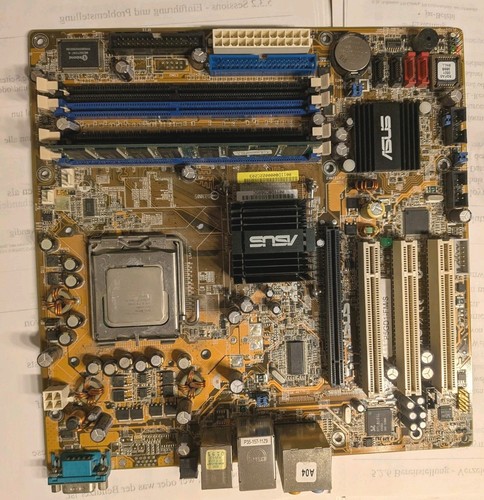 Retro PC Bundle: ASUS P5GD1-FM + Intel Pentium 4 3.2GHz + 512MB RAM + CPU-Kühler