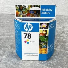 Genuine HP 78 Tri-Color Cartridge C6578DN EXPIRED APR 2009 New Sealed