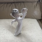 Vintage Nao Lladro Spain porcelain figurine Angel w  Tambourine Pre Owned  — photo 2