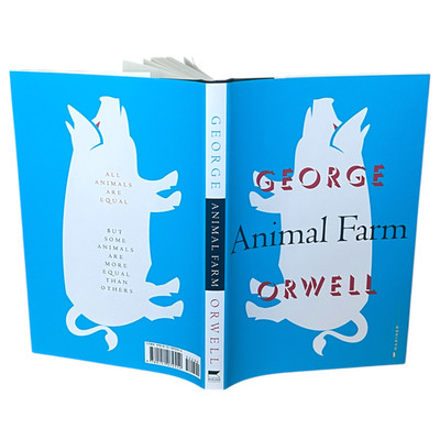New Animal Farm by George Orwell - Illustrated Hardcover Classics Gift