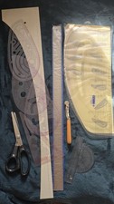 Pattern Cutting Making Rulers Set Pattern Master Tracing Tool, Pinking Scissor