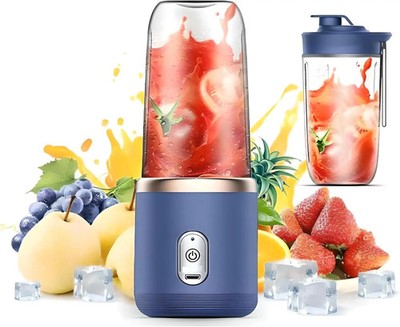 Portable Blender 14oz for Juices & Smoothies with 6 blades Puwerful performances