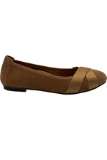 Vionic Suede Flats Maria Toffee