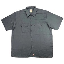 Dickies Charcoal Gray Mechanic Work Shirt Men...