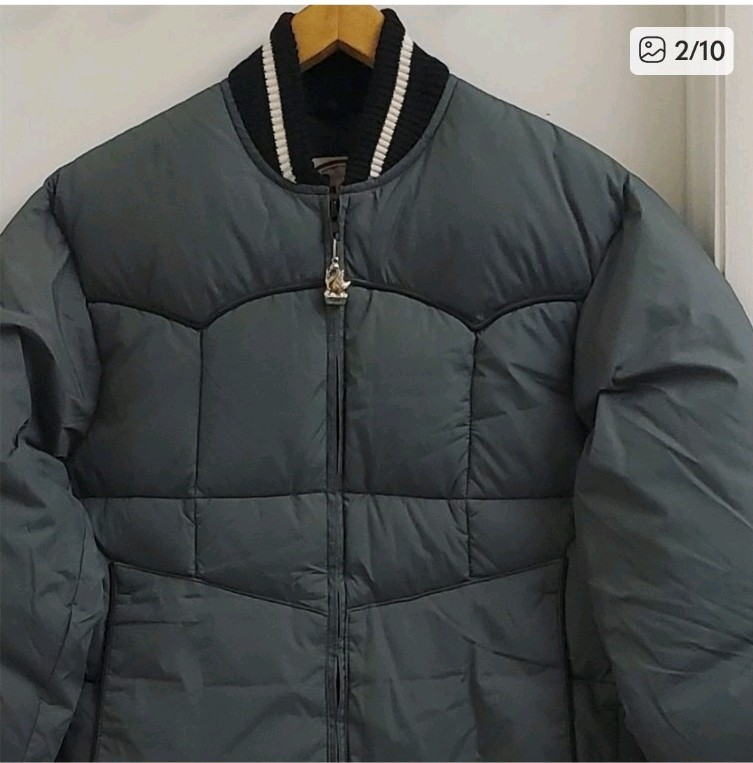 New with tags Rare Vintage Comfy down puffer gray jacket size men's S