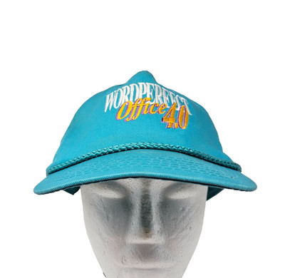 Vintage Word Perfect Office 4.0 Hat Snapback Rope Cap Computer 90s Promo