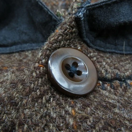 Porter Classic Hand Work Anorak Jacket 16AW Size 3 Brown Wool image 5