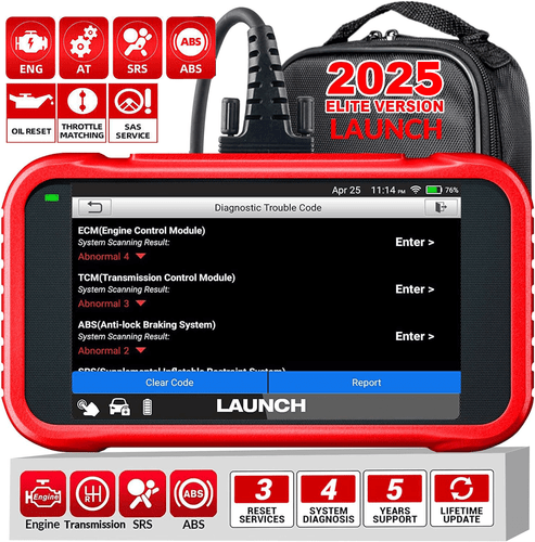LAUNCH CRP123E Car OBD2 Scanner Engine ABS SRS SAS AT RESET Oil Diagnostic Tool - Picture 1 of 16
