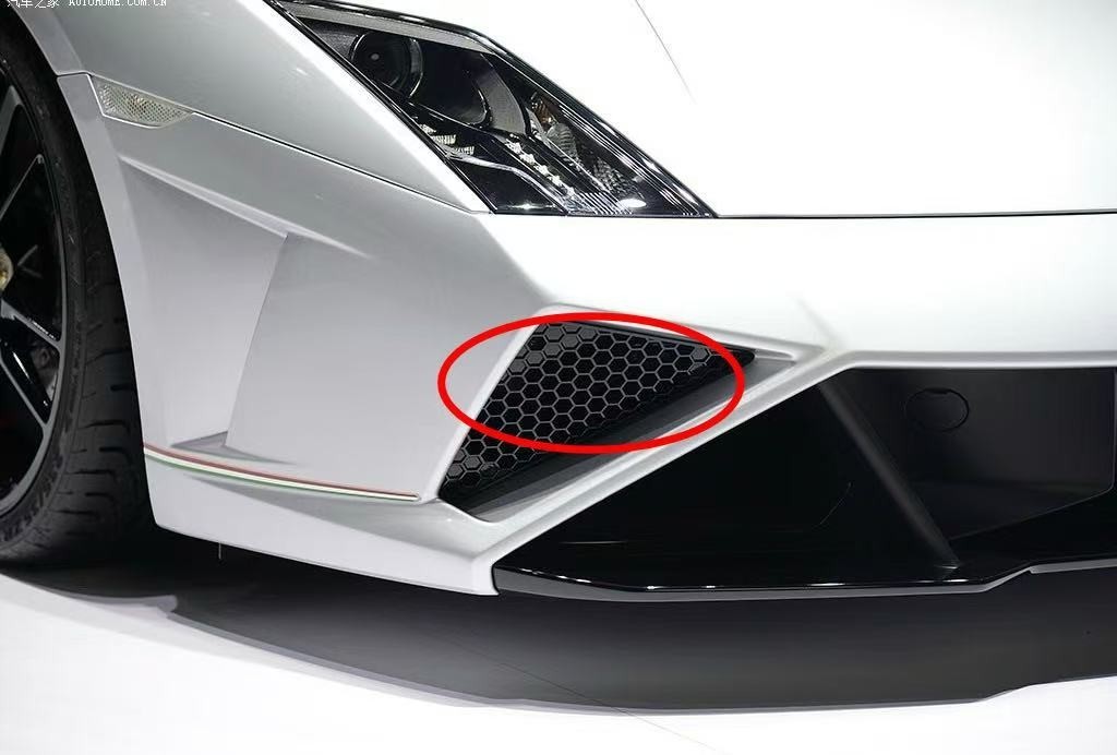 10-13 Lamborghini Gallardo LP560-4c front bumper right drive grid 400807682C