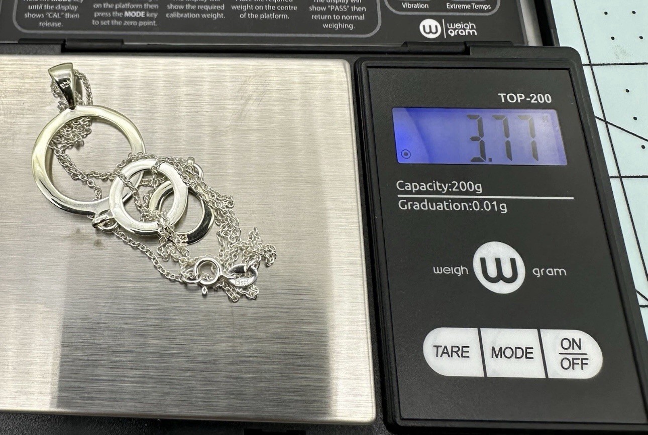 Modern Sterling Silver Interlocking Open Loop Cir… - image 13