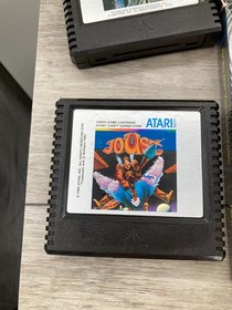 Vintage Atari 5200 Video Game Lot Pac Man 5208 Defender Joust DC Comic Magazine