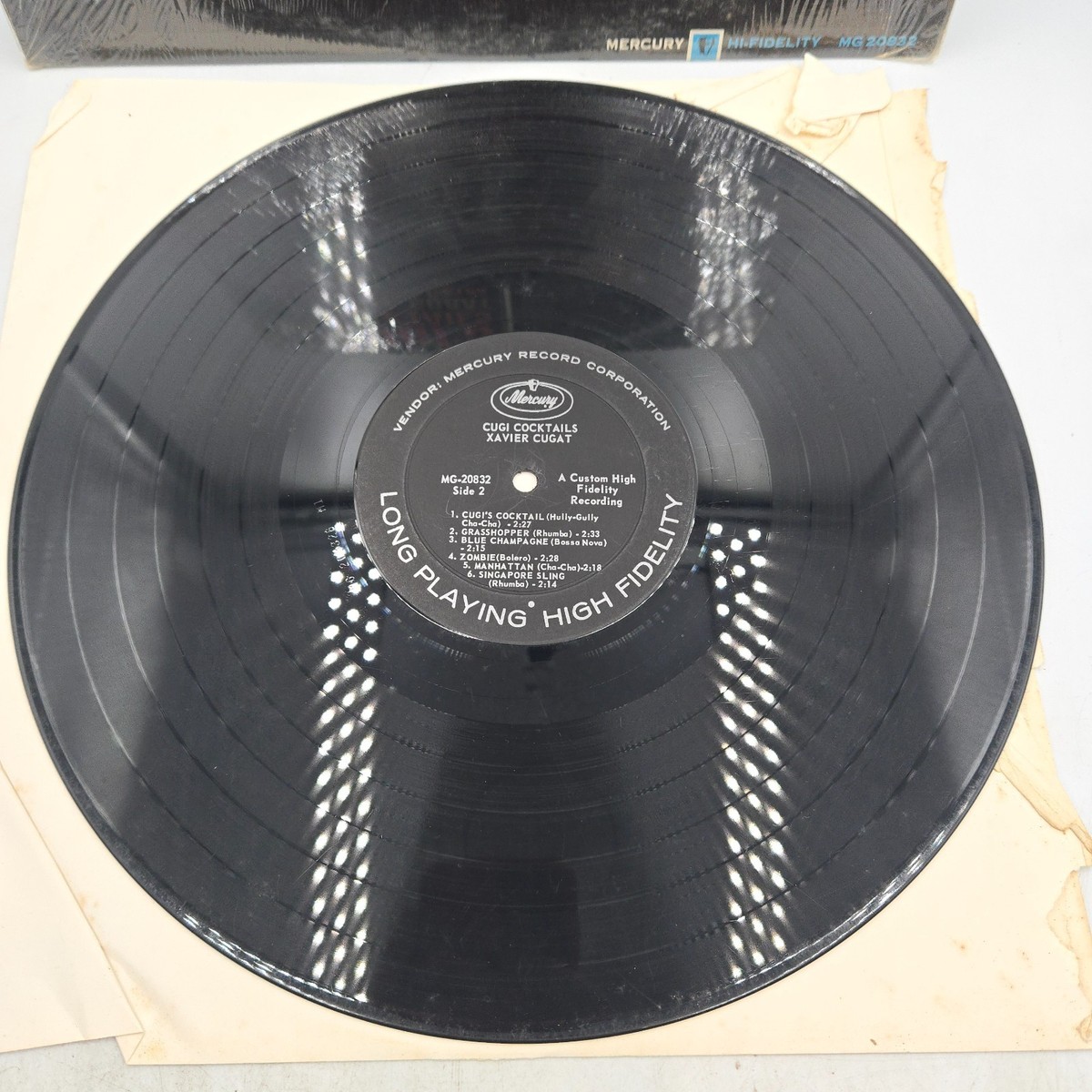 Xavier Cugat & His Orchestra Cugi's Cocktails Mercury MG20832