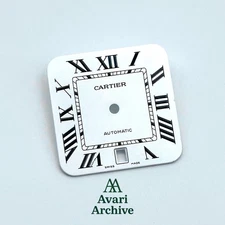 Cartier Santos White Roman OEM Large Dial WSSA0030 WSSA0048 39.8mm