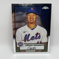 Jordan Yamamoto 2021 Topps Chrome Platinum Anniversary New York Mets #478