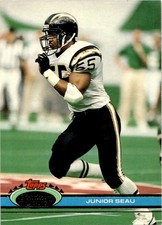 1991 Stadium Club #317 Junior Seau
