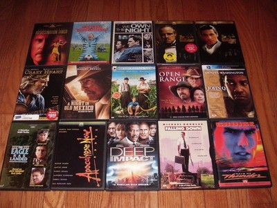 Robert Duvall collection of 15 DVDs. Apocalypse Now, Deep Impact, Godfather + 12