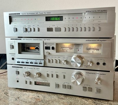 HORdMENDE HiFi Anlage Amplifier PA 1400 Cassette Deck CD1400 FM/AM Tuner TU1400