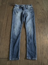 Members Mark Girls Medium Wash Denim Skinny Jeans, Size 10/12
