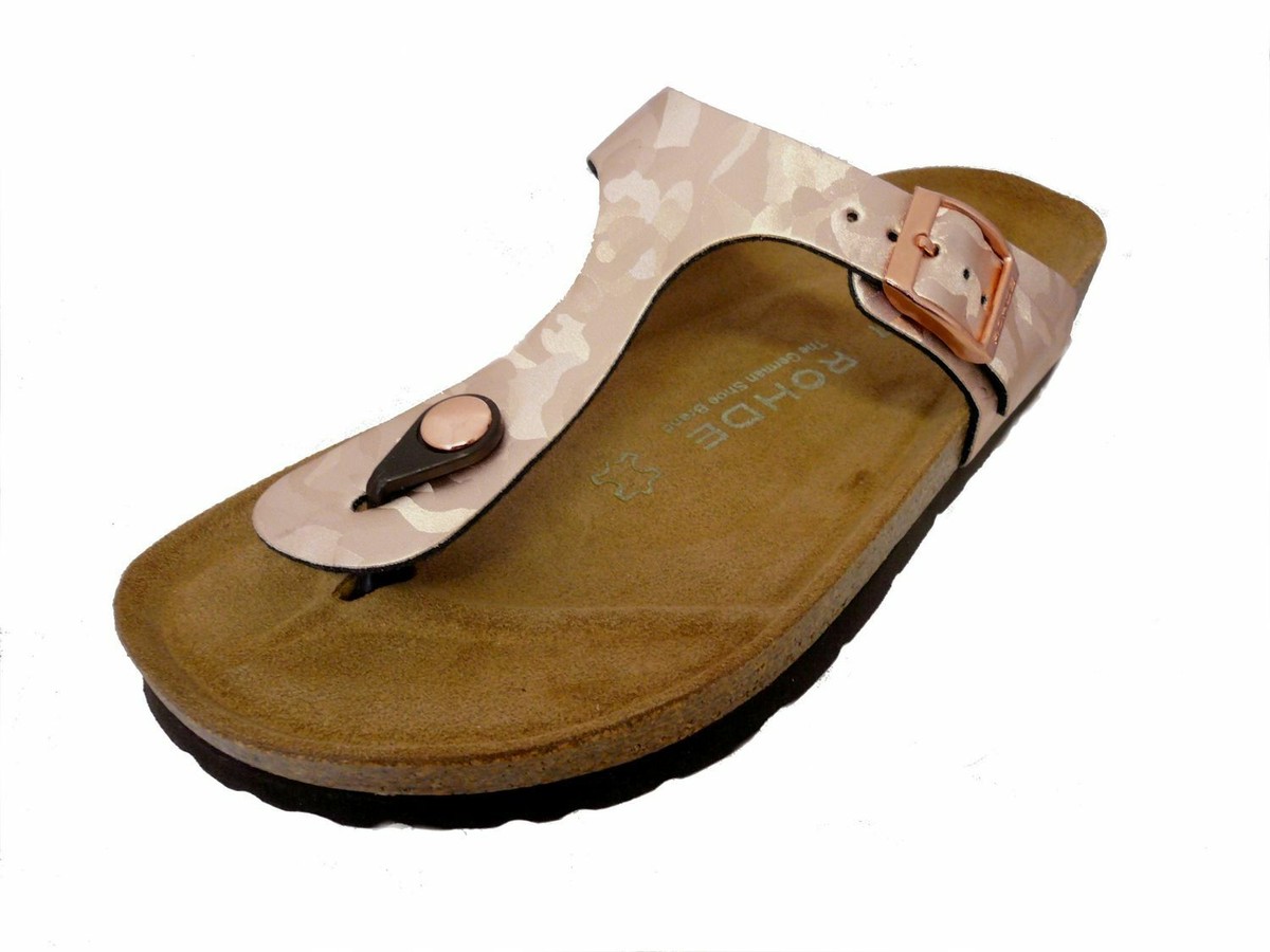 Rohde Alba 5604 Women's Sandal Flip-Flop 39 Copper UK