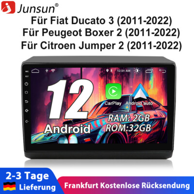 9  Autoradio Carplay Für Fiat Ducato Peugeot Boxer 11-2022 GPS WIFI BT SWC 2+32G