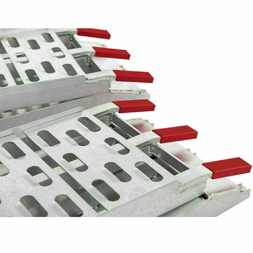 680KG Loading Ramps 2 X 2.3M Aluminium Folding ATV MotorBike Motorcycle Trailer - Picture 12 of 13