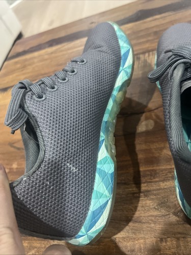 NOBULL Superfabric Trainer Shoes Womens Size 8.5 Gray Blue Training CrossFit Gym - Picture 9 of 13