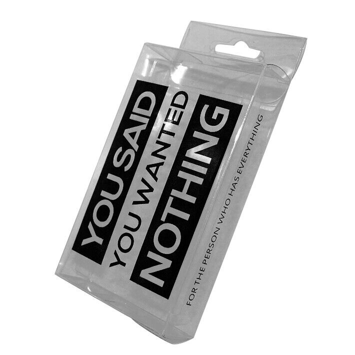 Box of Nothing - Prank, Funny Gag Gifts for Men, Women, Teens