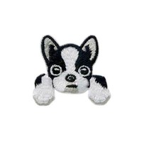 ♥AufbüGler♥BüGelmotiv♥Applikation Patch♥ Hund Pocket AufnäHer Neu♥
