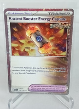 Ancient Booster Energy Capsule [Cosmos Holo] #159 Prices | Pokemon Paradox  Rift | Pokemon Cards