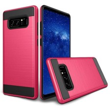 Shockproof Hybrid Hard Protective Slim Case Cover for Samsung Note 8 RED