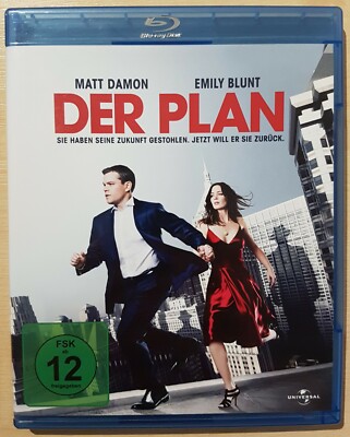 Der Plan (2011 Blu-ray) Emily Blunt, Matt Damon, Daniel Dae Kim, Terence Stamp