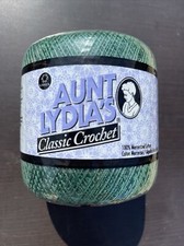 2 Lot - NEW IN PKG - Aunt Lydia's Classic Crochet Thread/Size 10/Color 449/350 Y