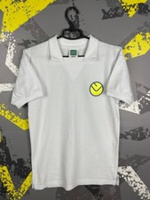 Leeds United Retro Replicas football shirt 1973 - 1976 Score Draw Men Sz S ig93