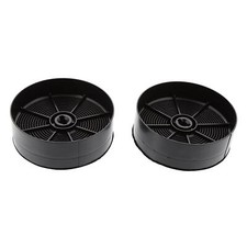 Zanussi Cooker Hood Carbon Filters ECFB03 125mm Diameter x 2 Genuine