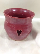 Hand Crafted Seagrove NC Pottery Candle Holder Old Hardtimes Pottery