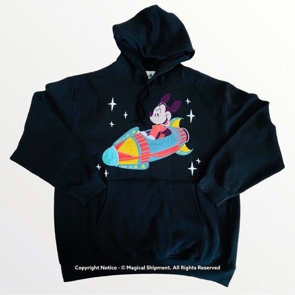 NWT! Disney Parks - Astro Mickey Mouse Adult Hooded Pullover