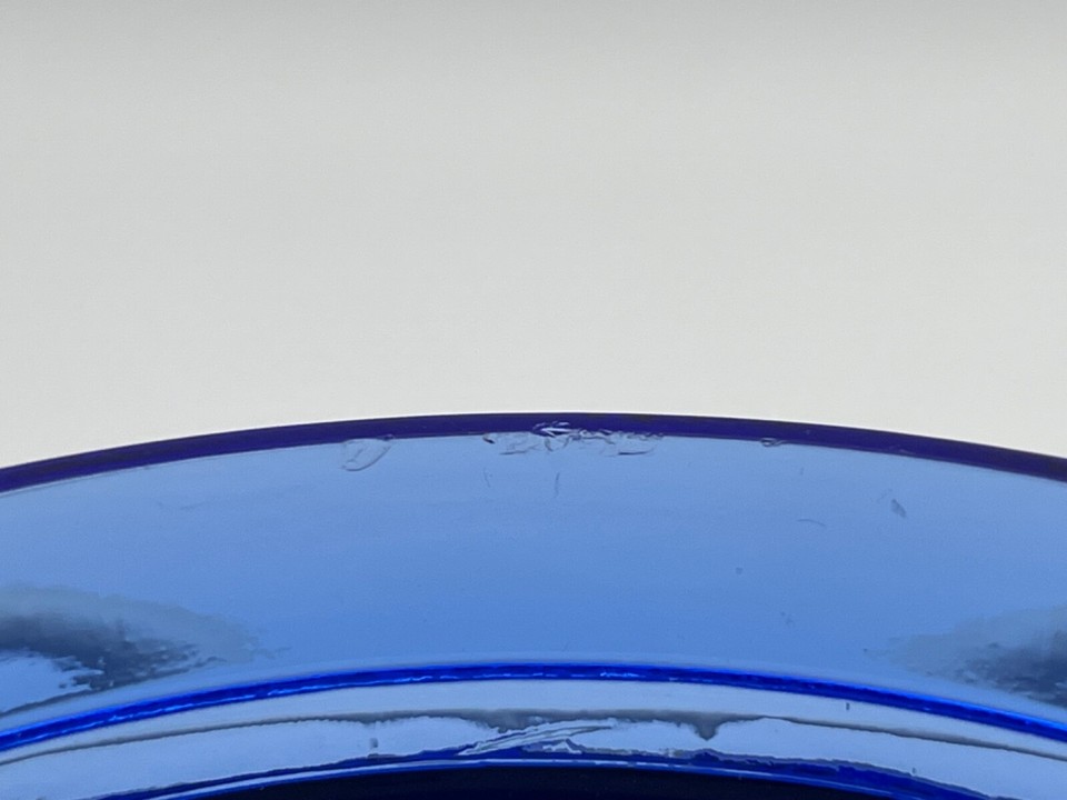 3 Rare Hazel Atlas Cobalt Blue Depression Glass Kitchen Canisters No