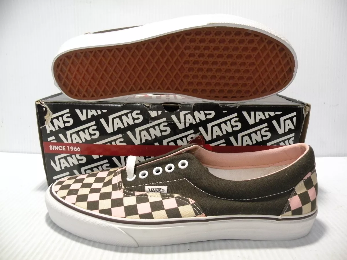 Vans era checkerboard mens on sale shoes