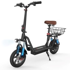 Klappbarer E-Scooter 500W 12 Zoll Elektroroller 30kmh 7.5AH Vollfederung …